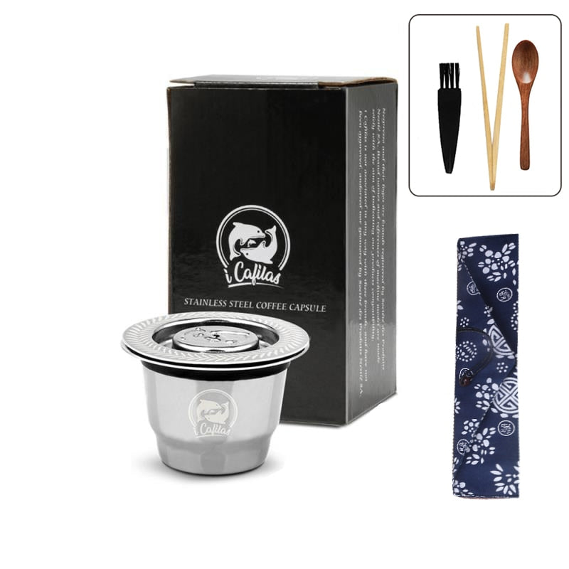 ICafilas For Refillable Nespresso Coffee Capsule Crema Espresso Reusable New Refillable For Coffee Filter