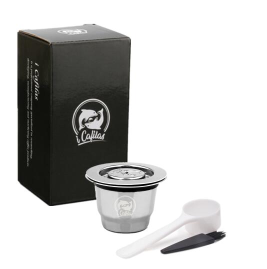 ICafilas For Refillable Nespresso Coffee Capsule Crema Espresso Reusable New Refillable For Coffee Filter