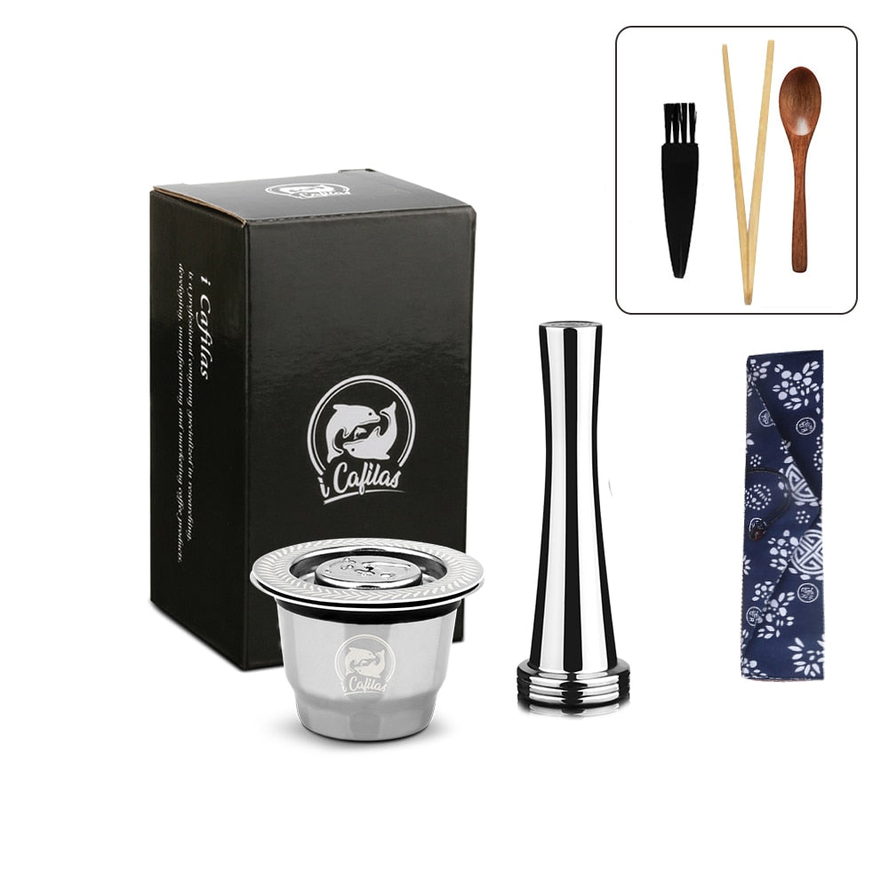 ICafilas For Refillable Nespresso Coffee Capsule Crema Espresso Reusable New Refillable For Coffee Filter