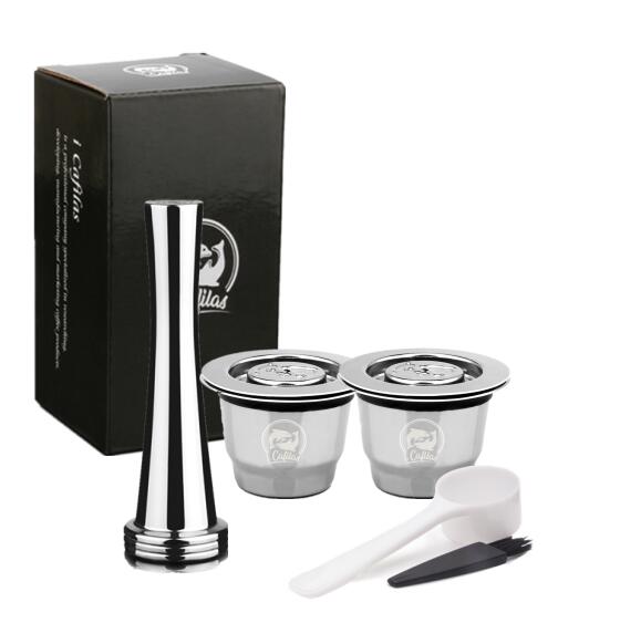 ICafilas For Refillable Nespresso Coffee Capsule Crema Espresso Reusable New Refillable For Coffee Filter