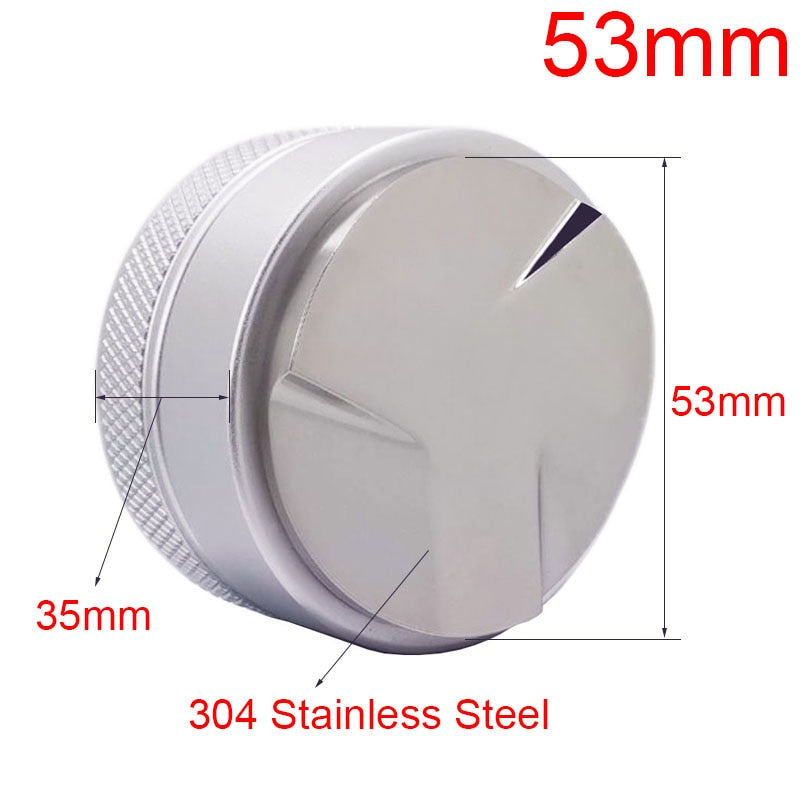 Coffee Tamper 51mm Espresso Tamper 51/53/54/58mm Aluminum Alloy Coffee Mat Stainless Steel