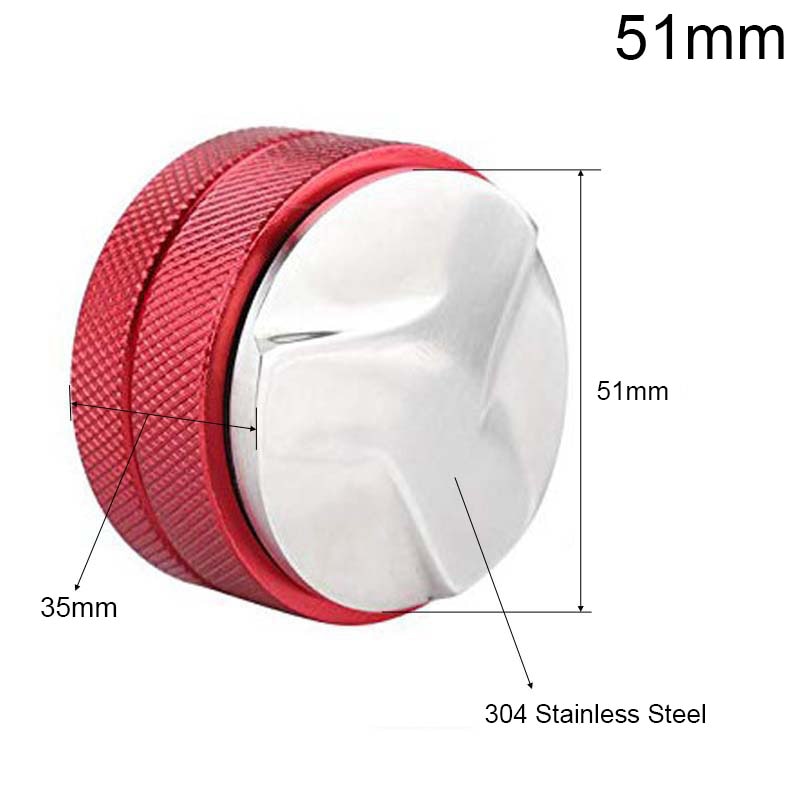 Coffee Tamper 51mm Espresso Tamper 51/53/54/58mm Aluminum Alloy Coffee Mat Stainless Steel