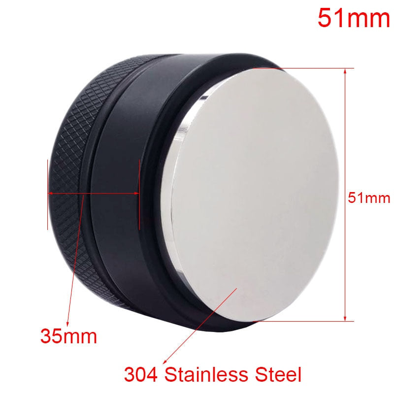 Coffee Tamper 51mm Espresso Tamper 51/53/54/58mm Aluminum Alloy Coffee Mat Stainless Steel