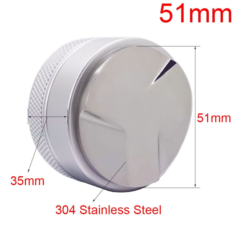 Coffee Tamper 51mm Espresso Tamper 51/53/54/58mm Aluminum Alloy Coffee Mat Stainless Steel