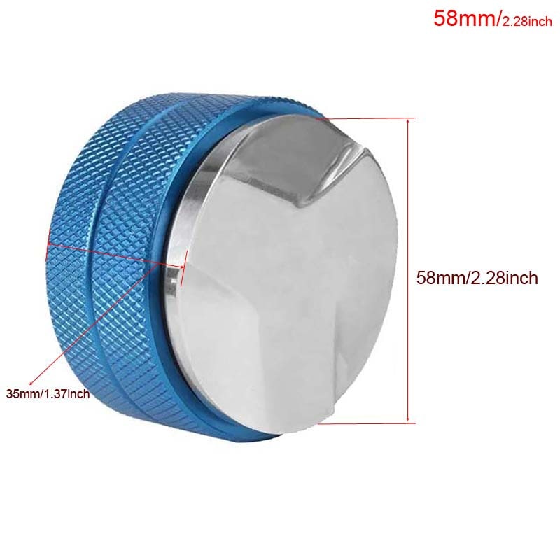 Coffee Tamper 51mm Espresso Tamper 51/53/54/58mm Aluminum Alloy Coffee Mat Stainless Steel