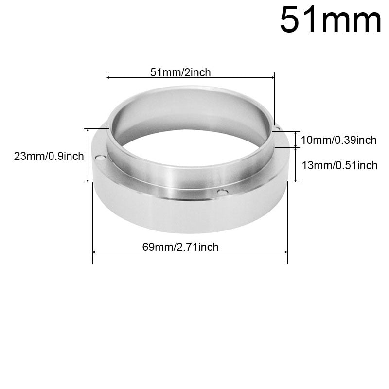 Coffee Tamper 51mm Espresso Tamper 51/53/54/58mm Aluminum Alloy Coffee Mat Stainless Steel