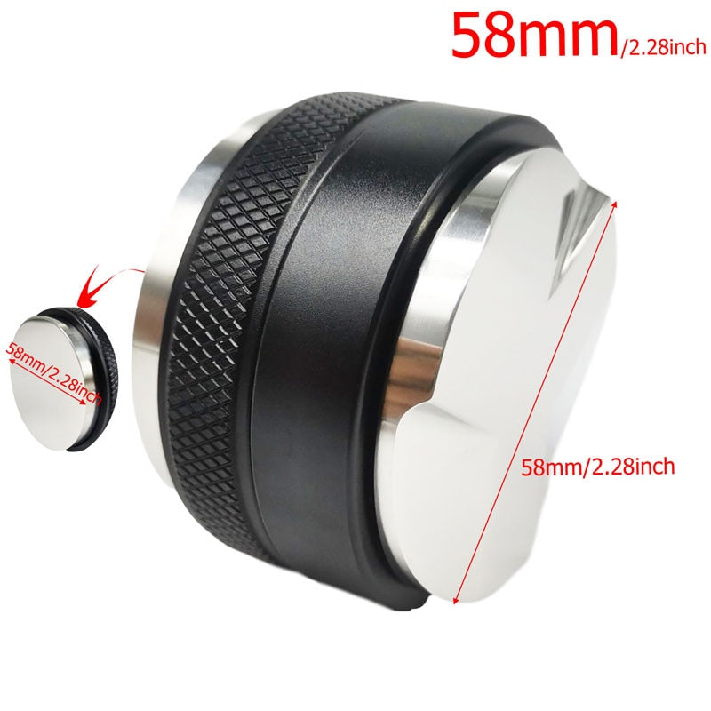 Coffee Tamper 51mm Espresso Tamper 51/53/54/58mm Aluminum Alloy Coffee Mat Stainless Steel