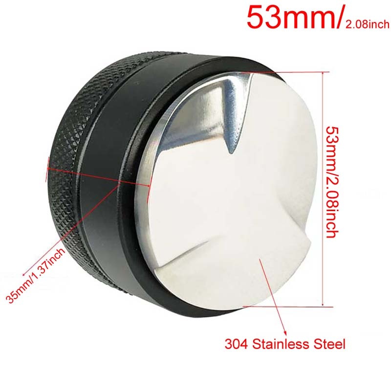 Coffee Tamper 51mm Espresso Tamper 51/53/54/58mm Aluminum Alloy Coffee Mat Stainless Steel