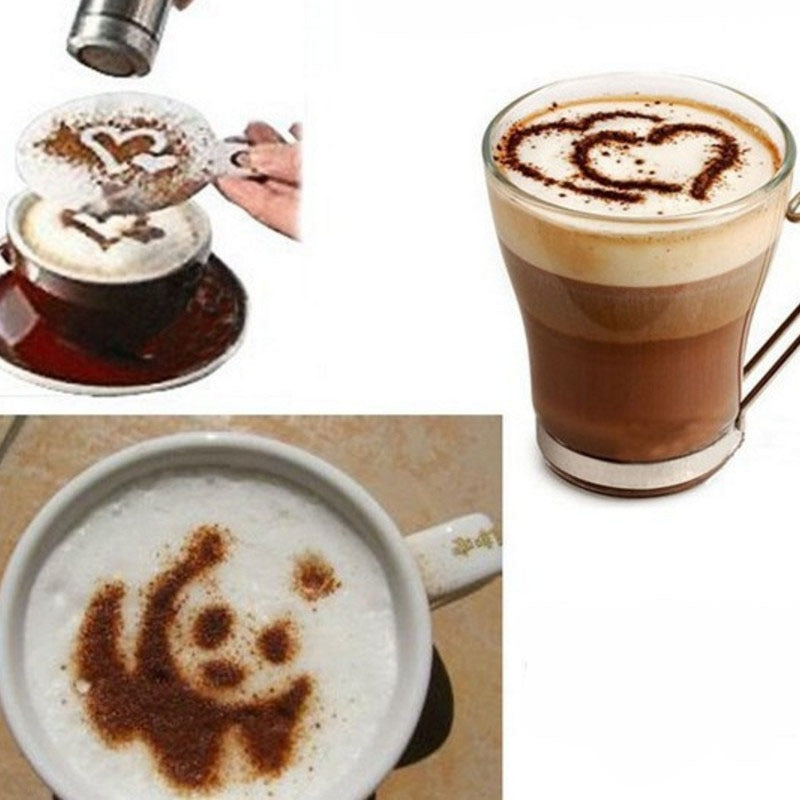 LIXYMO 1 pc Multifunction Chocolate Cocoa Coffee Powder Blender Stainless Steel Saltcellar Pepper