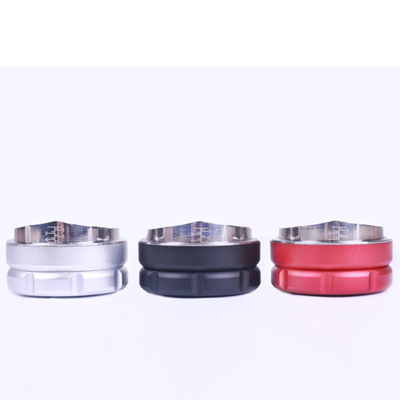 Manual Barista Powder Coffee Espresso Latte 58mm Coffee Tamper Distributor Leveler Tool single line