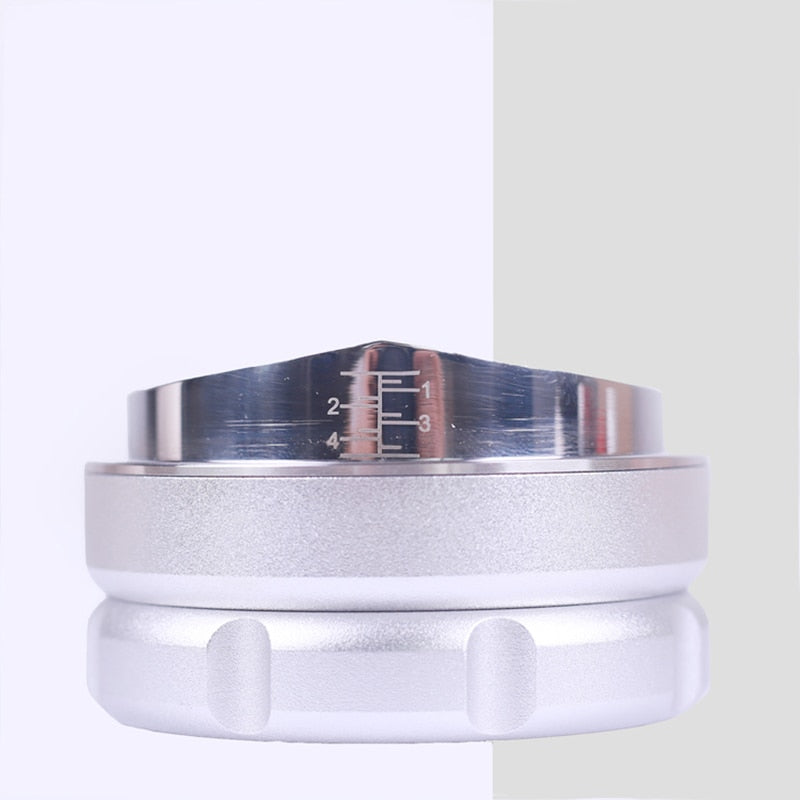 Manual Barista Powder Coffee Espresso Latte 58mm Coffee Tamper Distributor Leveler Tool single line