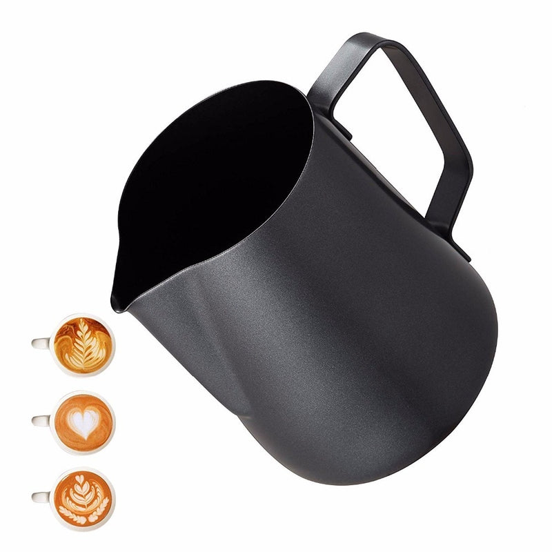Milk Frothing Frother Pitcher - Non Stick Coating Latte Art Espresso Cappuccino -Food-grade 18/8