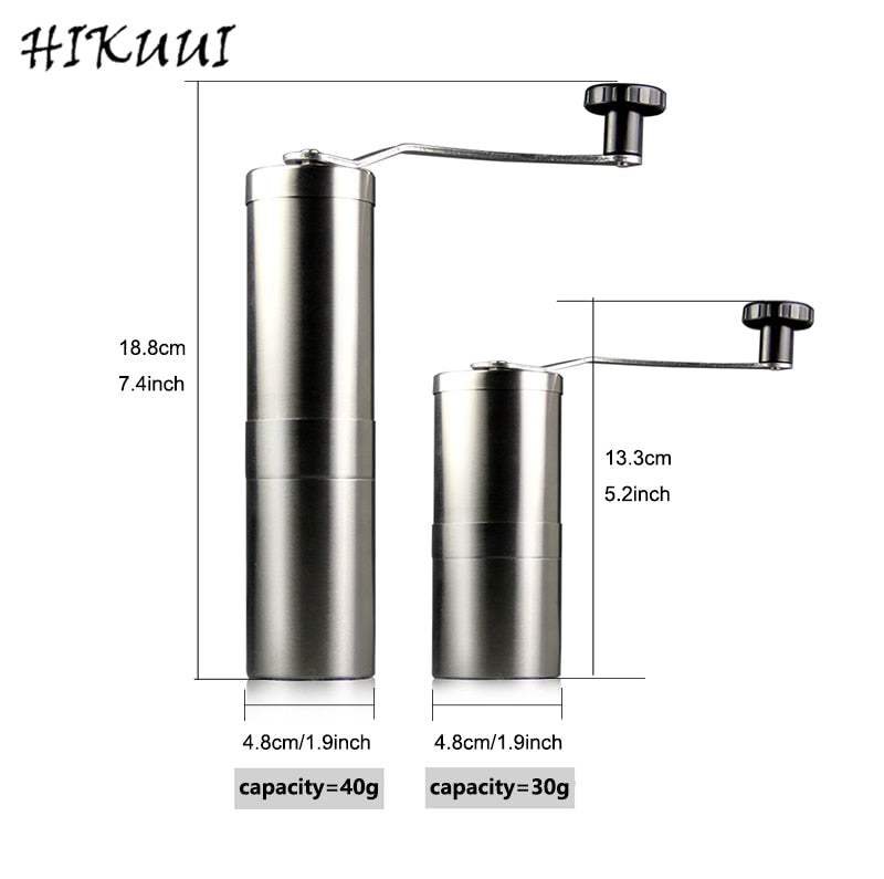 Multi-purpose Stainless Steel 30g/40g Manual Coffee Pepper Grinder Detachable Coffee Machine