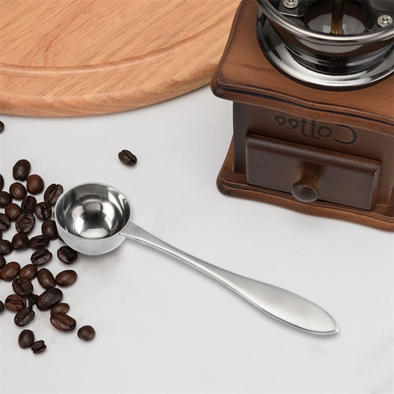 OBR Stainless Steel Long Handle Coffee Spoon Coffee Beans/Powder Spoon Ice Cream Scoop Coffee