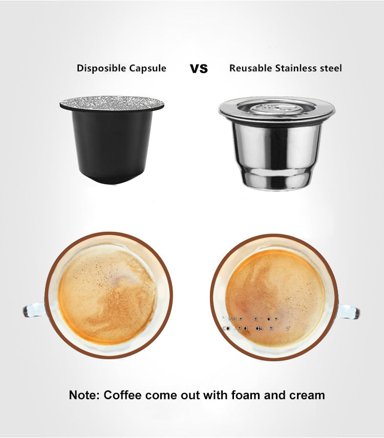 Original Disposable And Reusable Empty Nespresso Capsule Two Type Aluminum Seals Stickers Useage