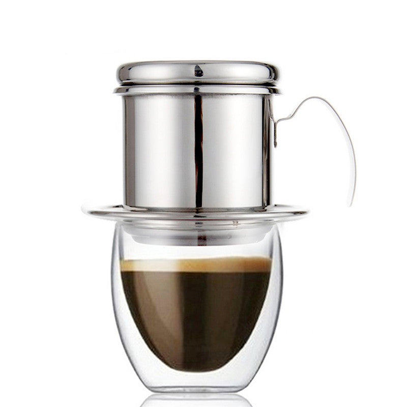 ROKENE Coffee Filter Press, Stainless Steel Vietnamese Coffee Filter Set Best Coffee Dripper for