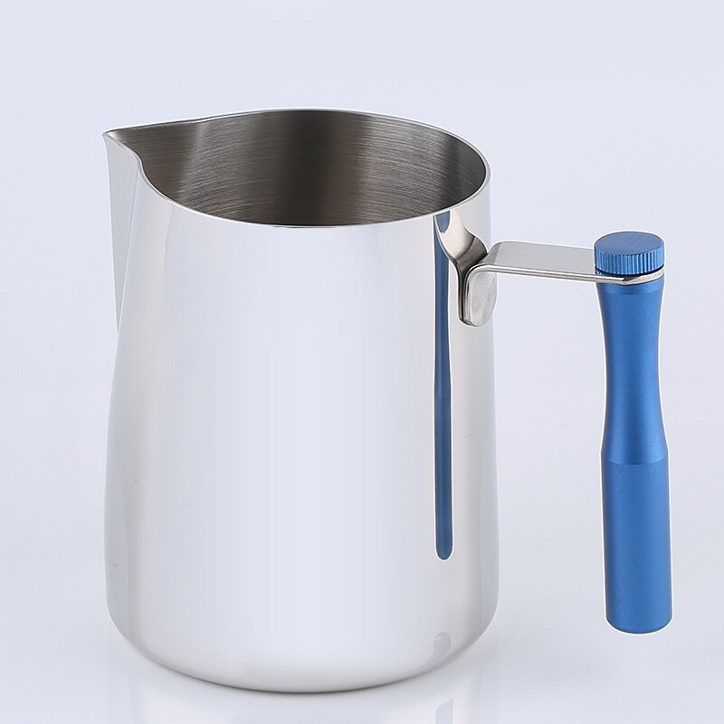 ROKENE Detachable Handle Milk Frothing Jug Stainless Steel Pitcher Espresso Coffee Pitcher Barista