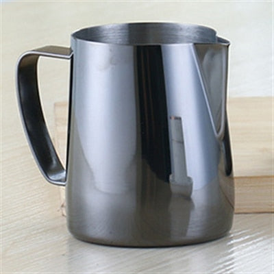 ROKENE Stainless Steel Titanium Blue Espresso Coffee Pitcher In Kitchen Home Coffee Jug Latte Milk