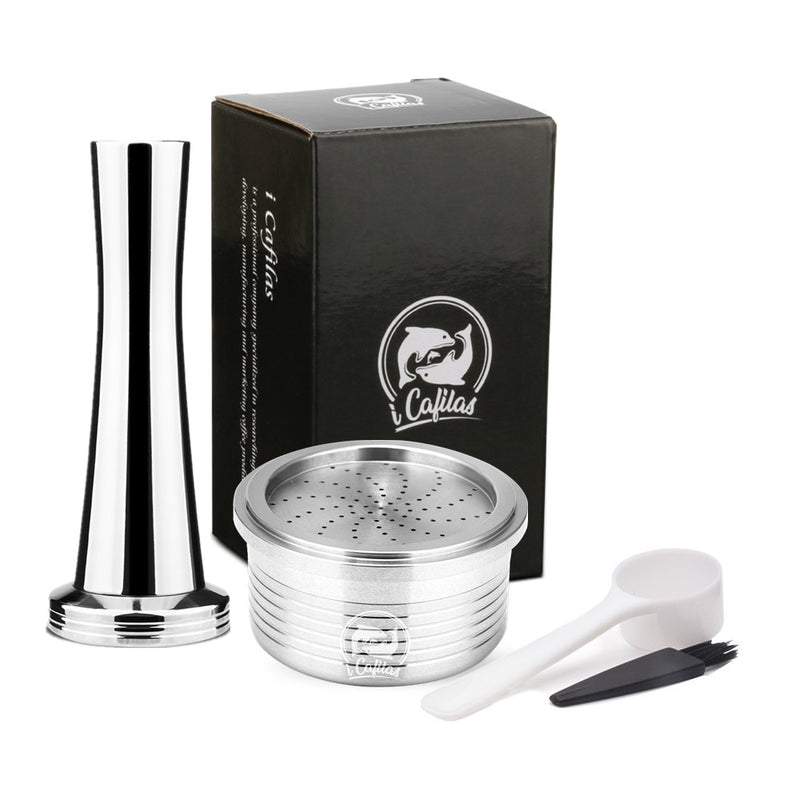 Refillable Lavazza Crema Coffee Capsulas Stainless Steel Reusable Coffee Filter Capsule Cup