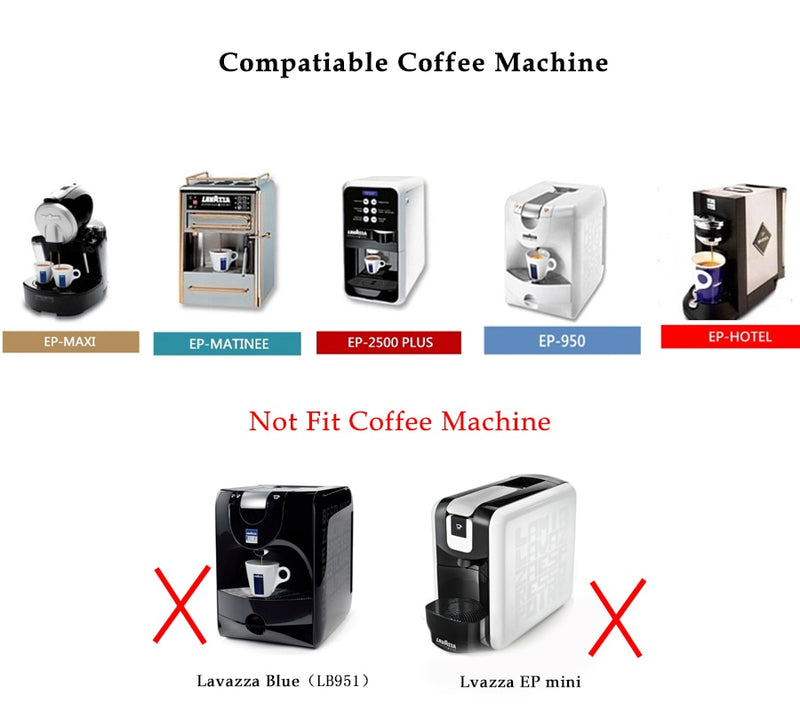 Refillable Lavazza Crema Coffee Capsulas Stainless Steel Reusable Coffee Filter Capsule Cup