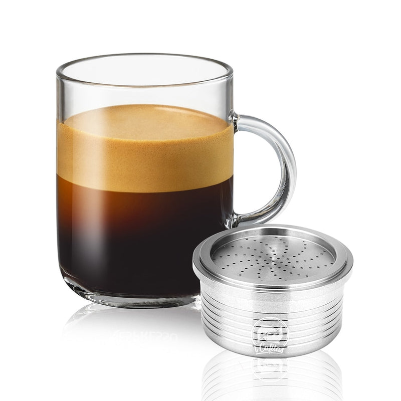 Refillable Lavazza Crema Coffee Capsulas Stainless Steel Reusable Coffee Filter Capsule Cup