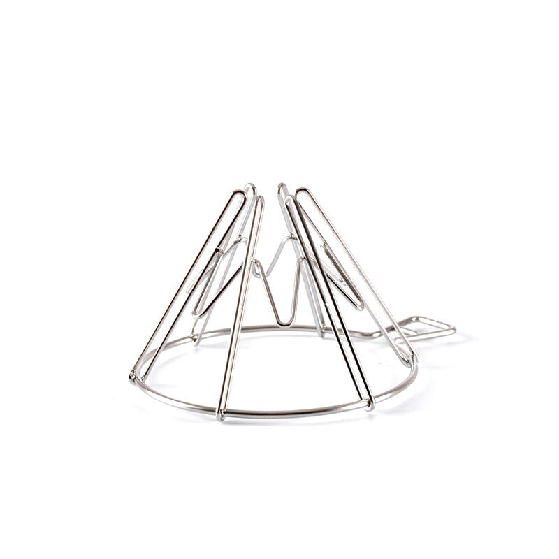 Rose Gold V60 1-4 Cups Coffee Filter Holder Metal Copper Brew Drip Silver Coffee Filters Accessories