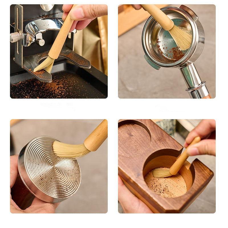 Coffee Grinder Cleaning Brush Espresso Brush Accessories for Bean Grain Coffee Tool Soft Hair Cleaning Brush