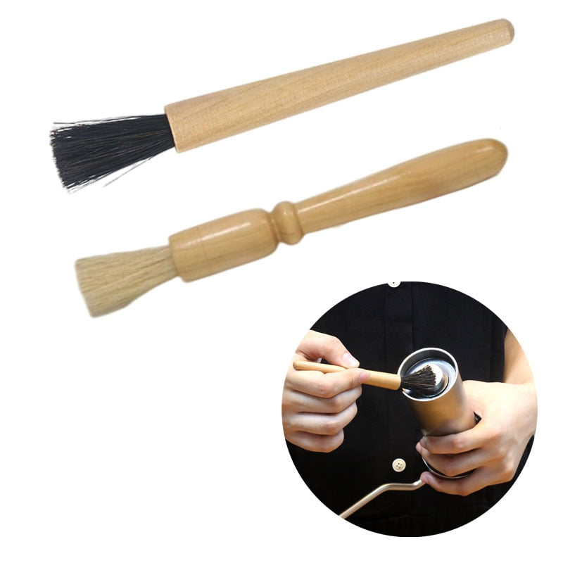 Coffee Grinder Cleaning Brush Espresso Brush Accessories for Bean Grain Coffee Tool Soft Hair Cleaning Brush