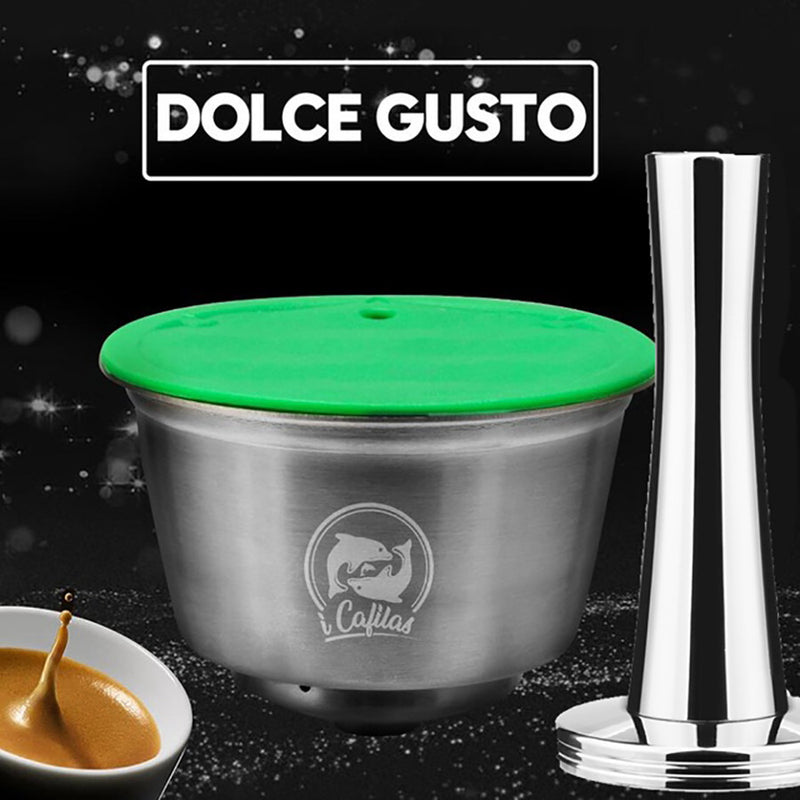 Refillable Capsule For Dolce Gusto Coffee Reusable Stainless Steel