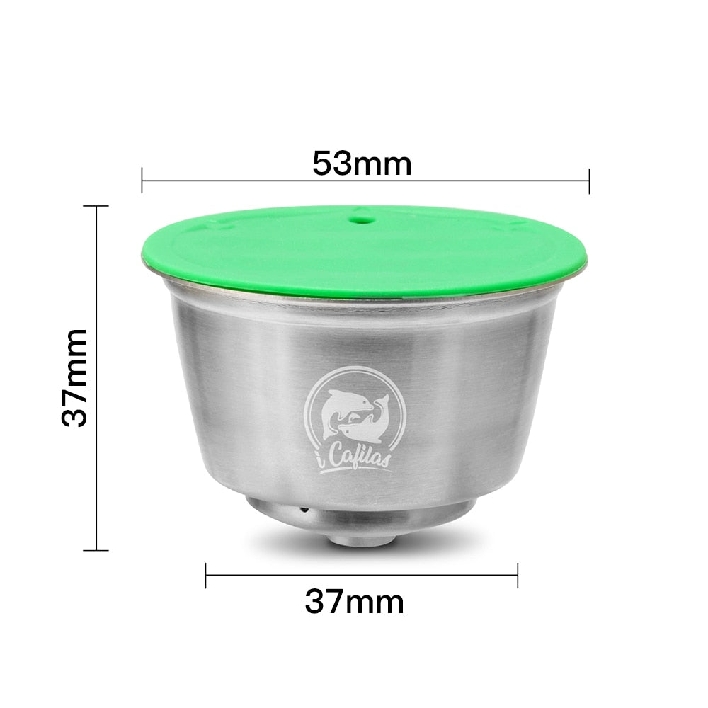 STAINLESS STEEL Metal Reusable Dolce Gusto Capsule Compatible with dolce gusto coffee Machine