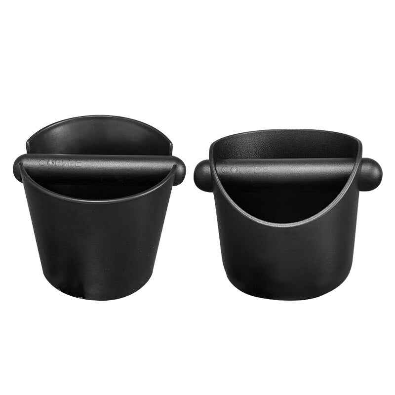 ABS Coffee Knock Box Espresso Grounds Container for Barista + Non-slip Base