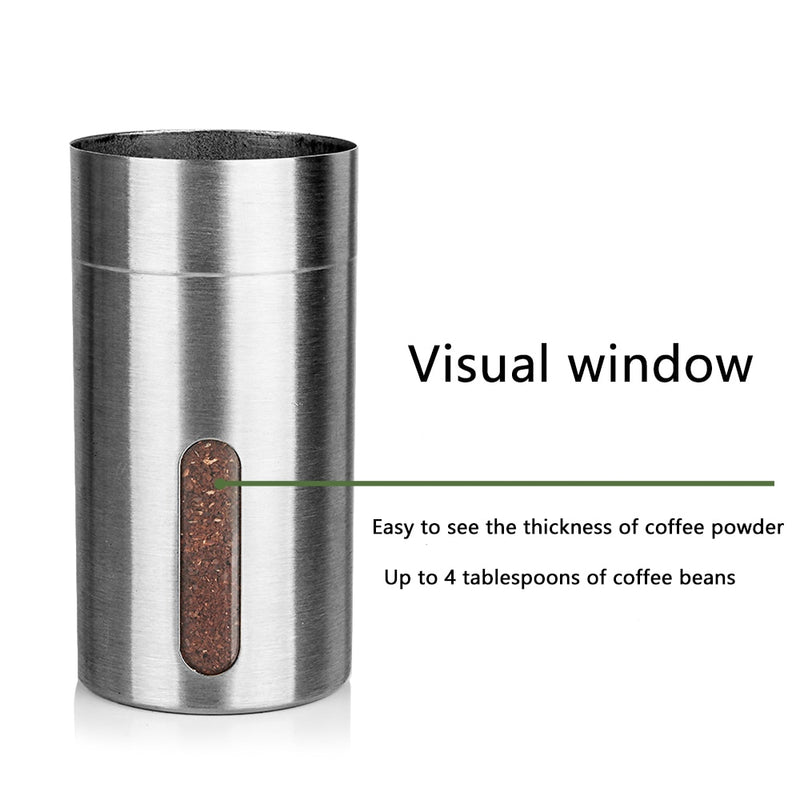 Manual Coffee Grinder Mini Stainless Steel Hand Handmade Coffee Bean Burr Grinders Mill Kitchen