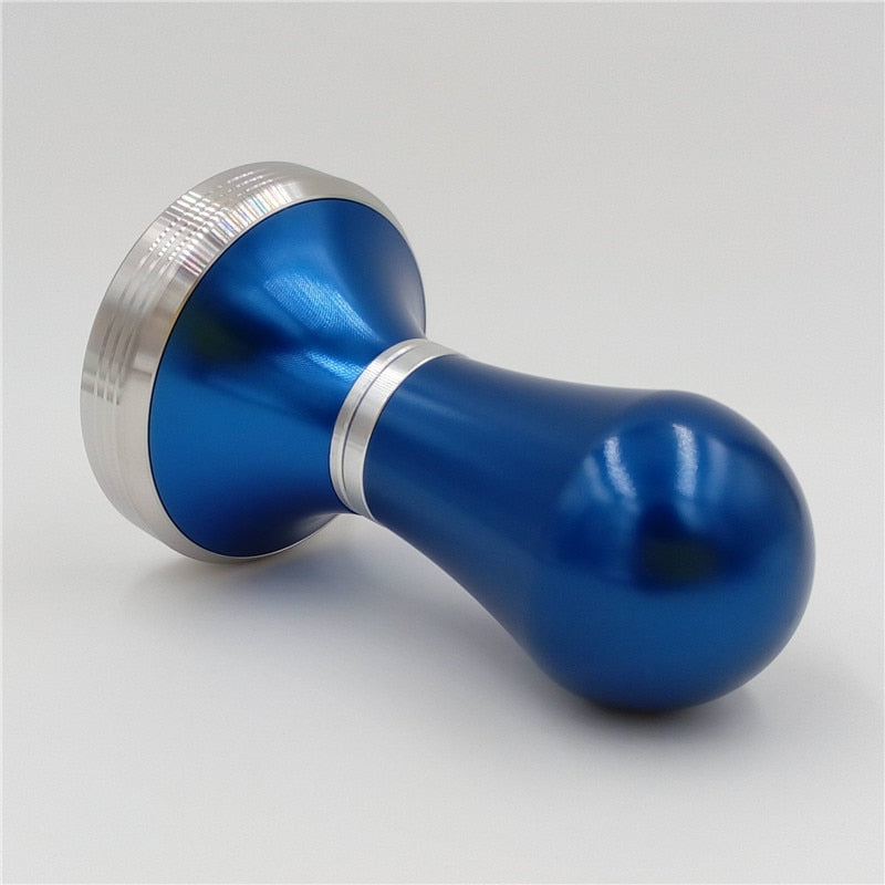 Stainless Steel 51mm Coffee Tamper Blue DIY Barista Espresso maker Grinder Handmade