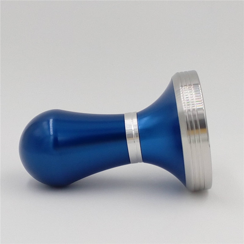 Stainless Steel 51mm Coffee Tamper Blue DIY Barista Espresso maker Grinder Handmade