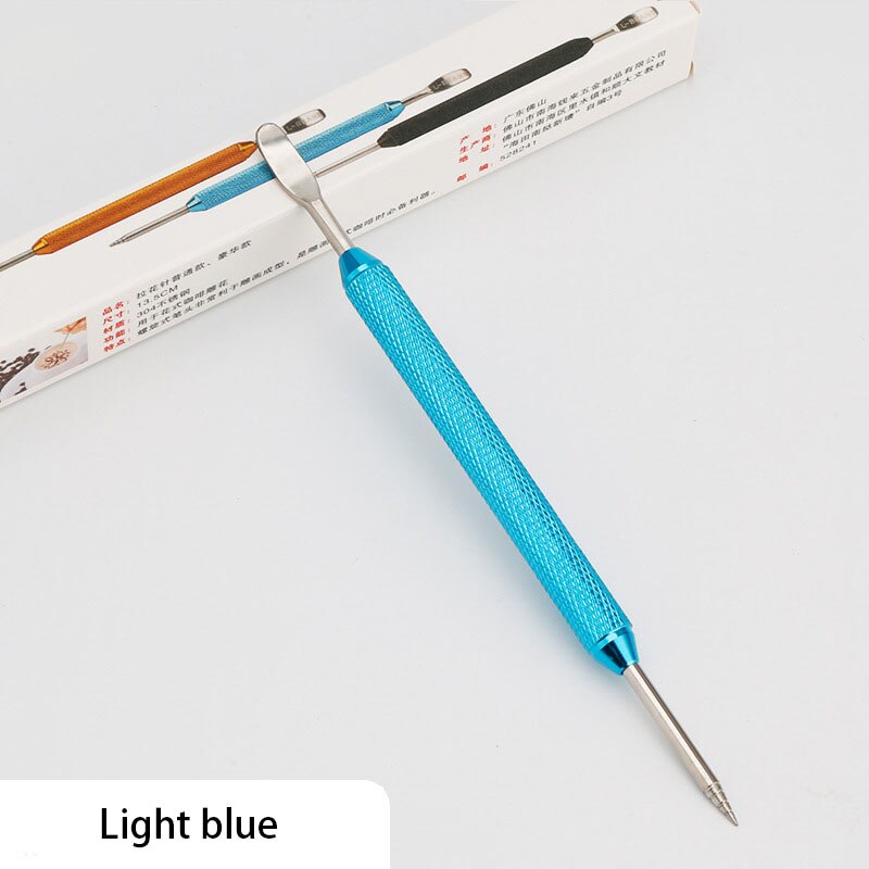 Stainless Steel Coffee Pull Flower Needle Carved Stick Decorative Art Pen Fancy Cafe Tool