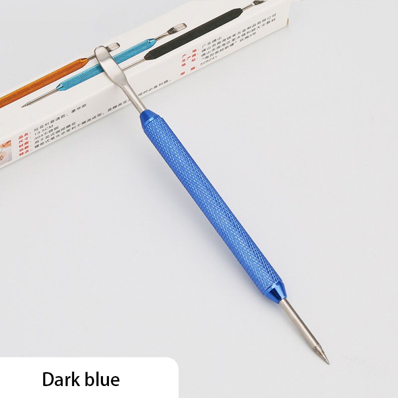 Stainless Steel Coffee Pull Flower Needle Carved Stick Decorative Art Pen Fancy Cafe Tool