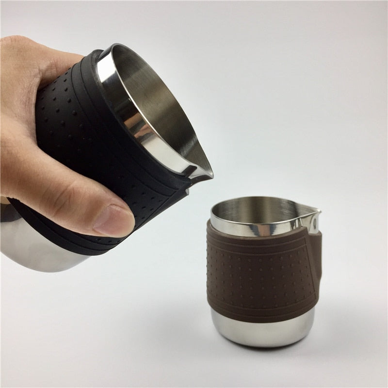 Stainless Steel Milk Frothing Jug Milk Pitcher Espresso Coffee Pitcher Barista Craft Coffee Latte