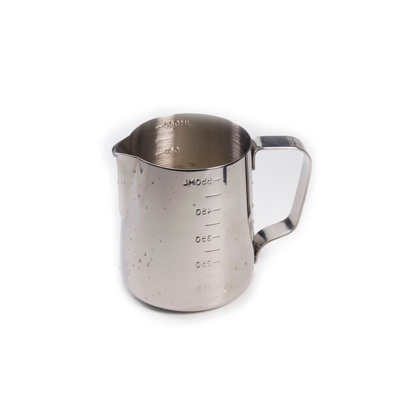 Stainless Steel Milk Frothing Pitcher - Measurement Markings 550ml - for Espresso Machine, Coffee