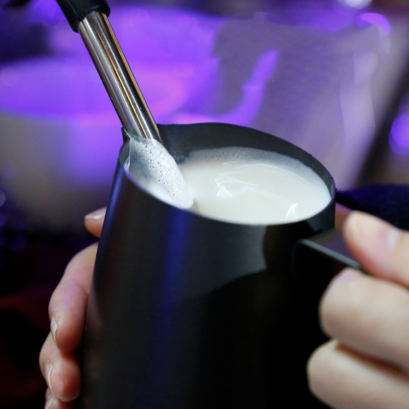 Stainless Steel Non-Stick Coating Coffee Pitcher Milk Frothing Espresso Coffee Pitcher Jug 450ml