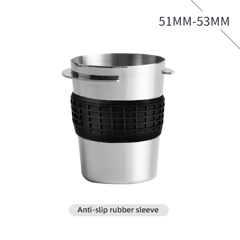 Stainless Steel Coffee Dosing Cup Powder Feeder Part Espresso Machine Dosing Cup