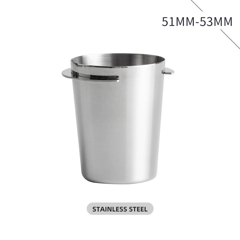 Stainless Steel Coffee Dosing Cup Powder Feeder Part Espresso Machine Dosing Cup