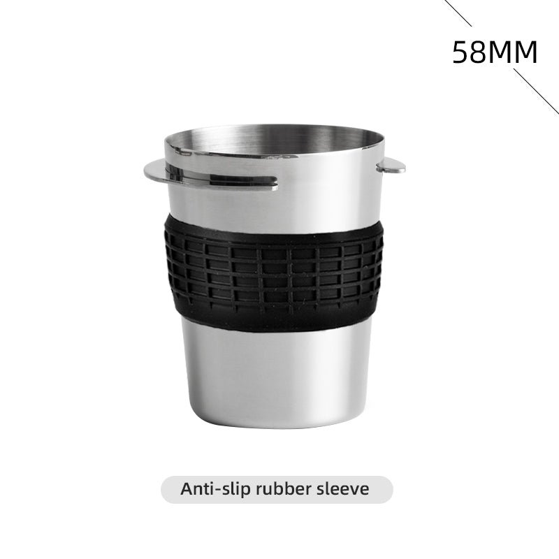 Stainless Steel Coffee Dosing Cup Powder Feeder Part Espresso Machine Dosing Cup