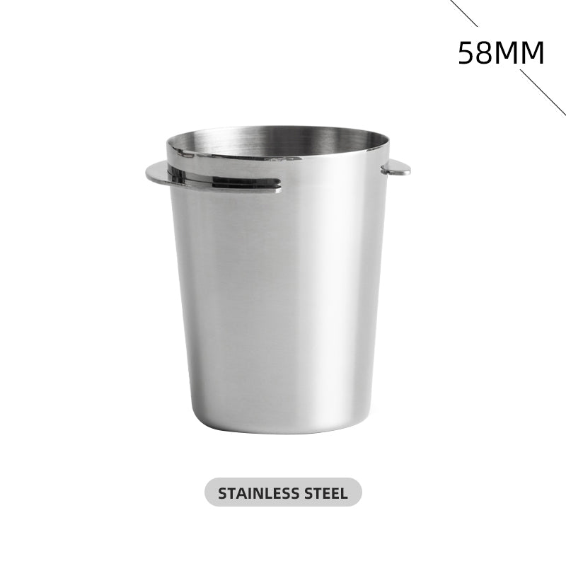 Stainless Steel Coffee Dosing Cup Powder Feeder Part Espresso Machine Dosing Cup