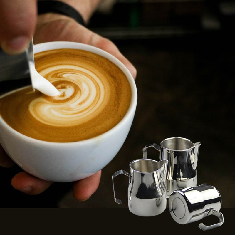 Thick Stainless Steel Milk Jug Espresso cups Art Cup Tool Barista Craft Coffee Moka Cappuccino Latte