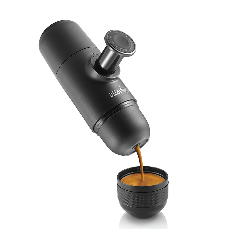 Wacaco Minipresso GR, Portable Espresso Coffee Machine, Compatible Ground Coffee, Small/Mini