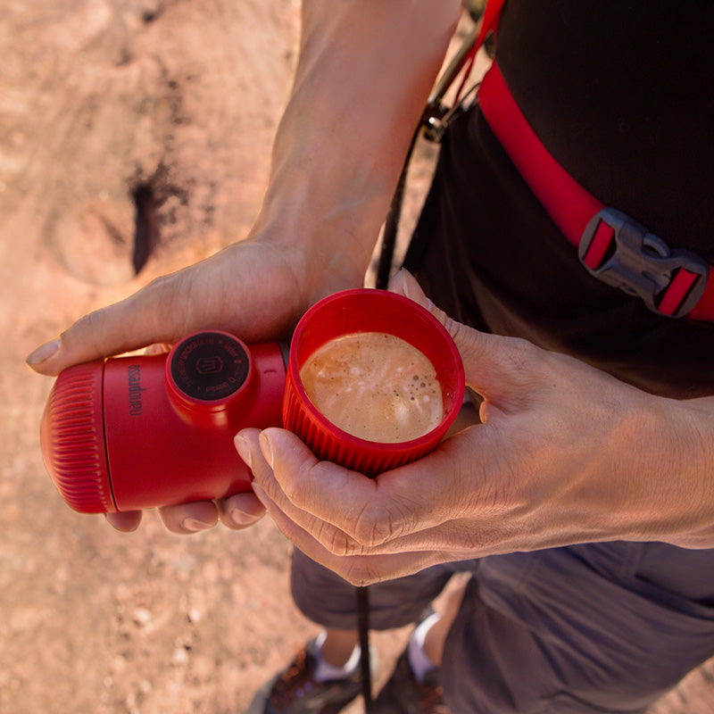 Wacaco Nanopresso Portable Espresso Coffee Maker, Upgrade Version of Minipresso, 18 Bar Pressure,