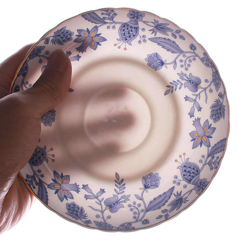 YeFine Celadon Porcelain Coffee Cups And Saucers Small Teacups Porcelain Blue And White Ceramic