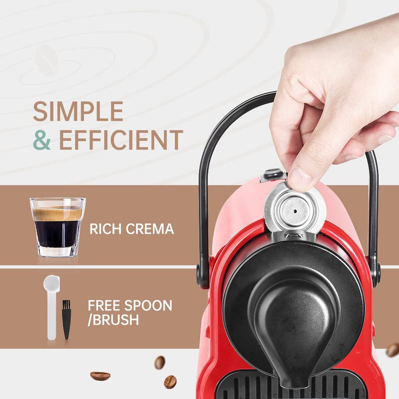 iCafilas Krups Inissia Reusable Coffee Capsule For Nespresso De’Longhi Stainless Steel Espresso Pod